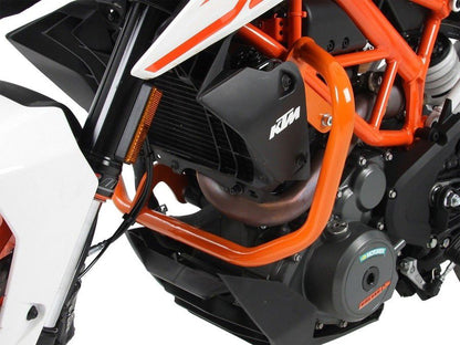 Pare-choc orange Hepco&amp;Becker KTM DUKE 125 '17-20