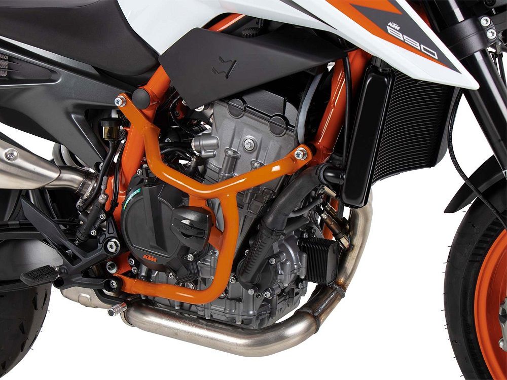 Pare-choc orange Hepco&amp;Becker KTM DUKE 890 '20-