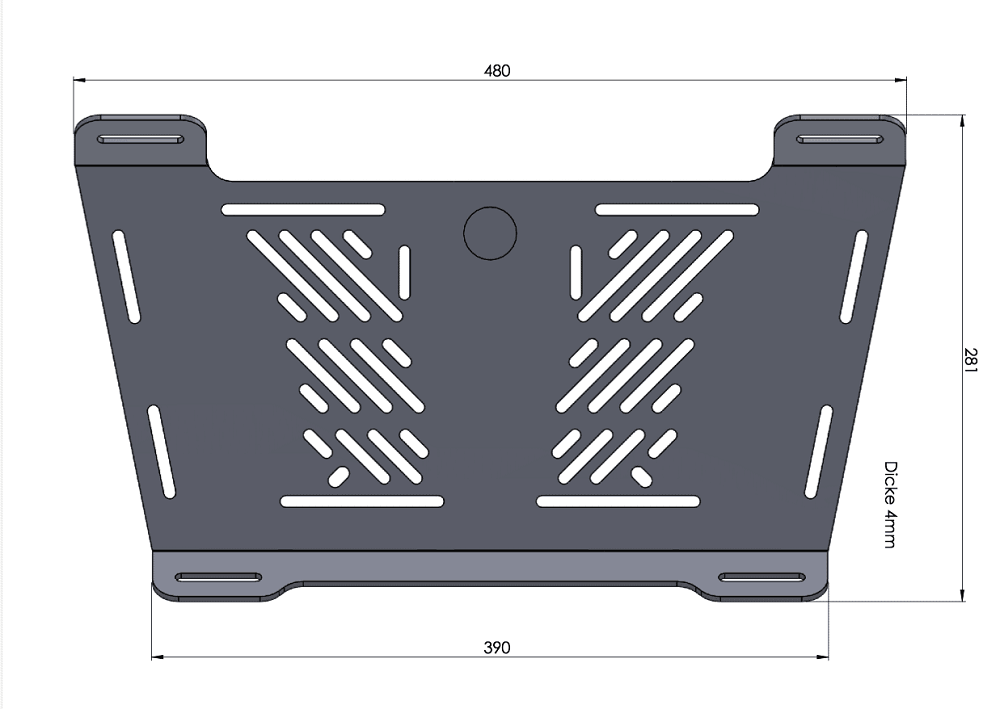 Extension de porte-bagages supérieur noir Hepco&amp;Becker BMW R1300GS '23-