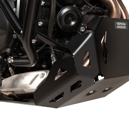 Plaque de carter en aluminium noir Hepco&amp;Becker BMW F900GS '24-
