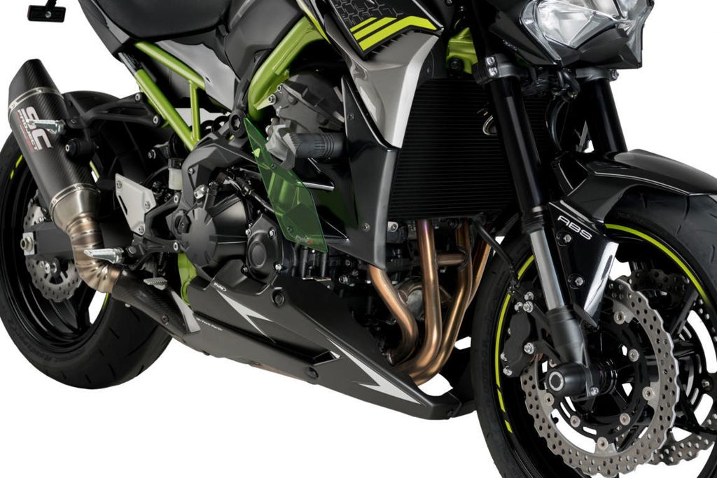 Becquet moteur noir mat Puig Kawasaki Z900 '17-