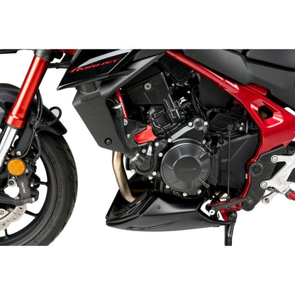 Spoiler moteur Puig noir mat Honda CB750 Hornet '23-