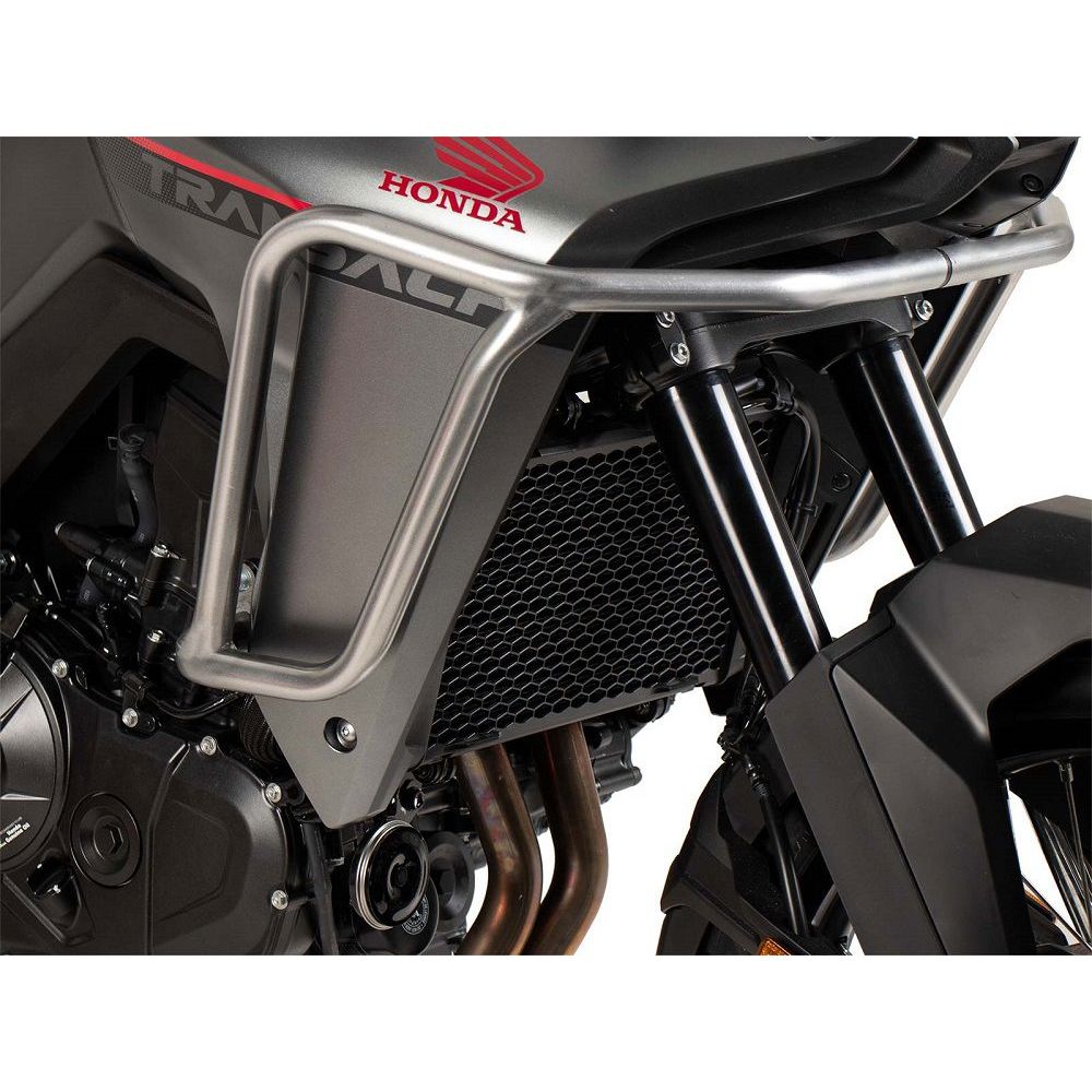 Pare-carter supérieur argent Hepco&amp;Becker pour Honda XL750 Transalp '23-