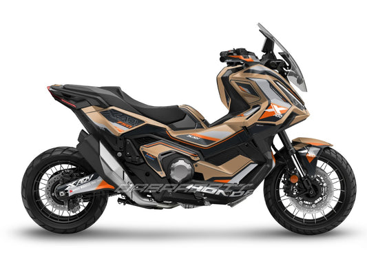 X-ADV 750 (2025) Full Graphic Kit – XL Dark Orange Edition (XL-DO)