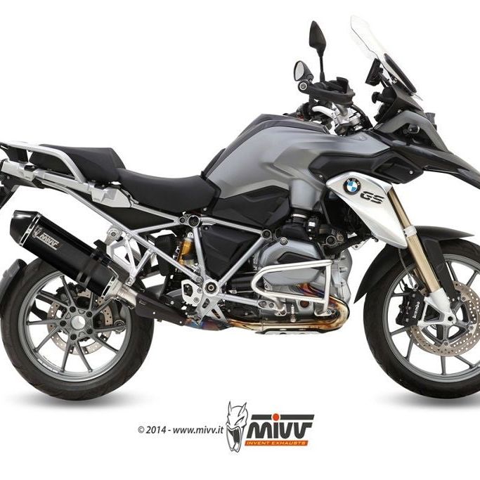Silencieux MIVV Speed ​​Edge Acier Noir BMW R1200GS LC '13-