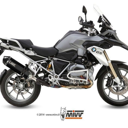Silencieux MIVV Speed ​​Edge Acier Noir BMW R1200GS LC '13-
