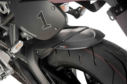 Extension de garde-boue arrière Puig noir mat pour le garde-boue d'origine Kawasaki Versys 1000 '19-