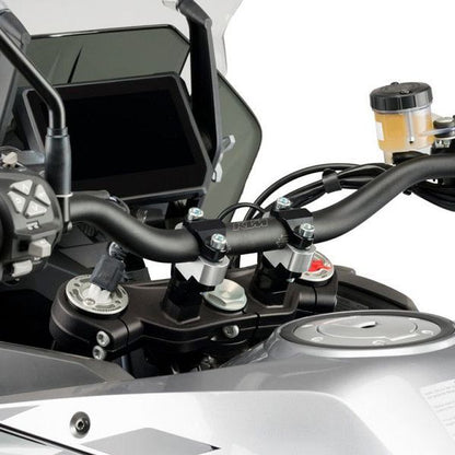 Réhausseurs de guidon 20 mm argent Puig BMW R1200GS / R1250GS / Adventure
