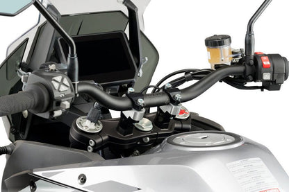 Réhausseurs de guidon 20 mm argent Puig BMW R1200GS / R1250GS / Adventure