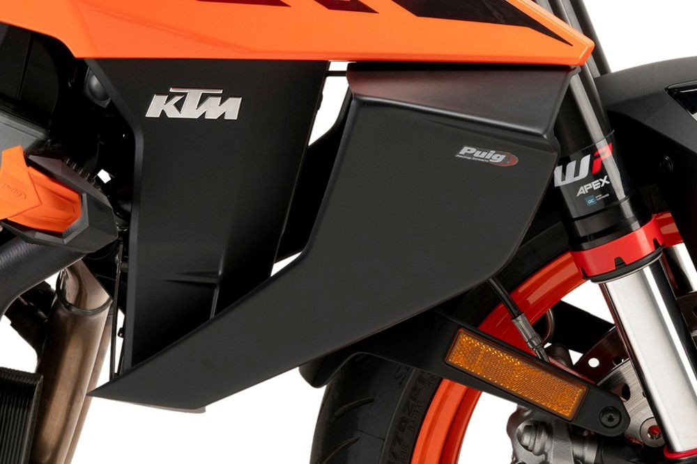 Spoiler latéral Downforce Naked de Puig pour la KTM 990 Duke '24 - look carbone