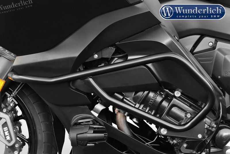 Jeu de barres de protection moteur BMW K1600B/Grand America/GT/GTL - noir Wunderlich
