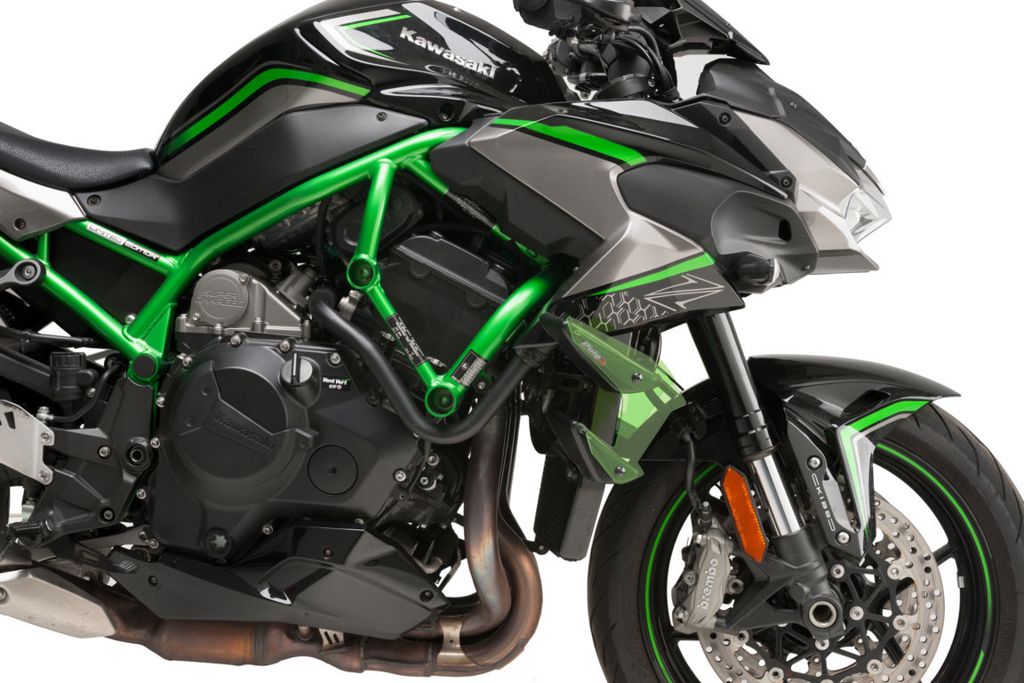 Spoiler latéral Downforce Naked de Puig pour la Kawasaki Z H2 '22- -noir