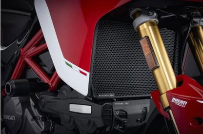 Ensemble de caches de radiateur/refroidisseur d'huile noir Evotech Performance Ducati Multistrada V2 '22-