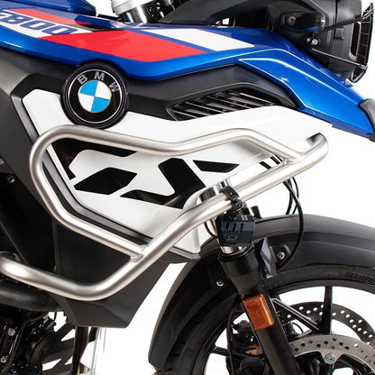 Crash bar en acier inoxydable au-dessus de Hepco&amp;Becker BMW F850GS '18-'23