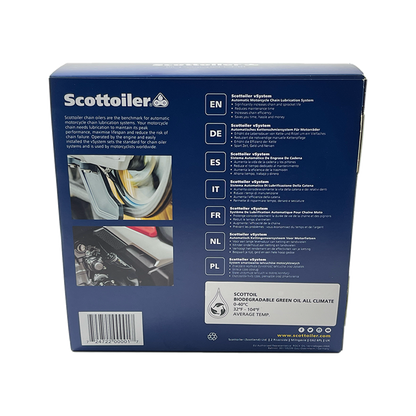 Système de lubrification de chaîne Scottoiler Huile Bio