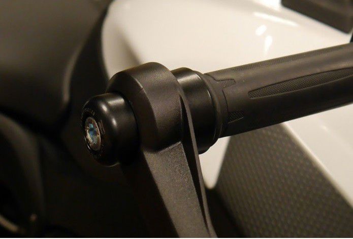 Amortisseurs de vibrations (jeu) noirs Evotech Performance BMW R1250GS LC '18-23