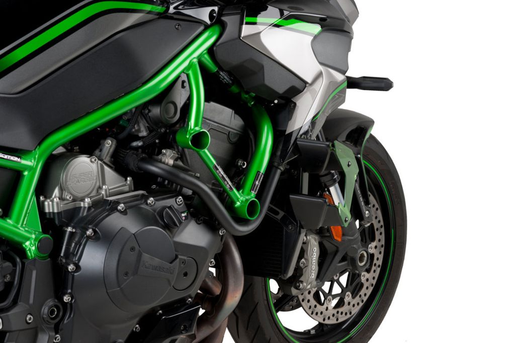 Spoiler latéral Downforce Naked de Puig pour la Kawasaki Z H2 '22- -noir