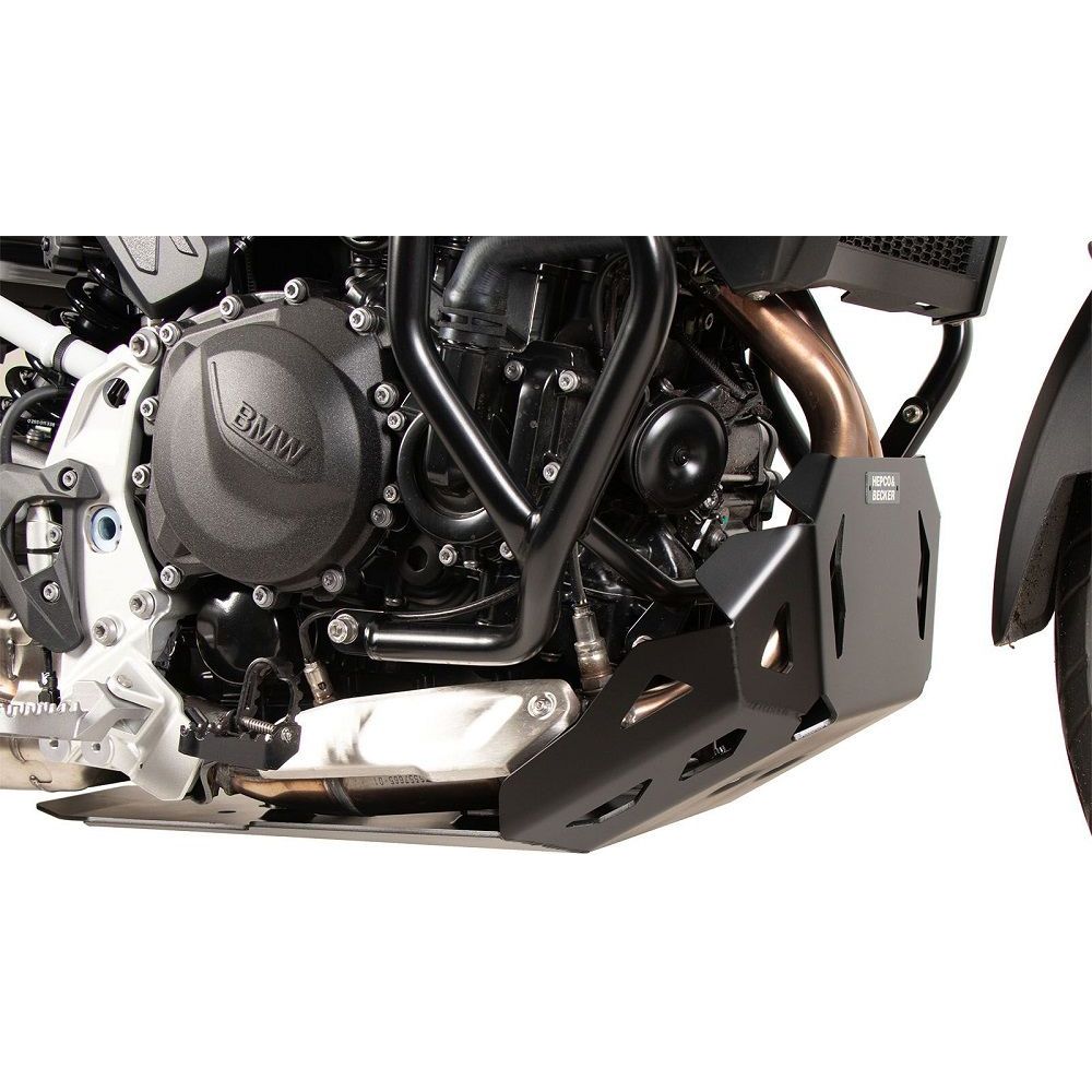 Plaque de carter moteur aluminium noir Hepco&amp;Becker BMW F800GS '24-