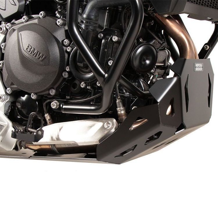 Plaque de carter en aluminium noir Hepco&amp;Becker BMW F900GS '24-