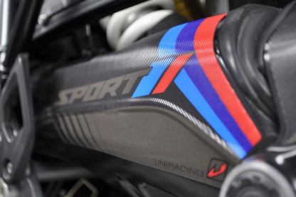 Autocollant de protection de cardan Uniracing BMW R1200GS / Adventure -'13 sport noir