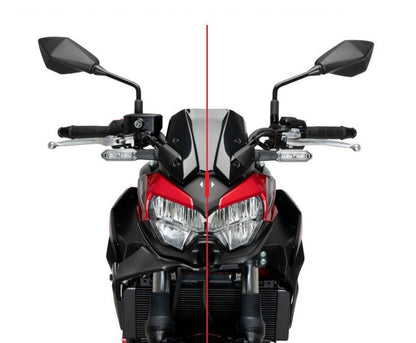 Spoiler avant Naked look carbone Puig pour Kawasaki Z650 '21-