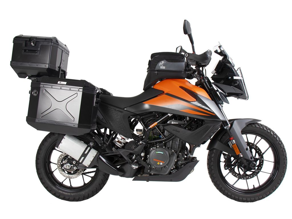 Porte-bagages supérieur Alurack noir Hepco&amp;Becker KTM 390 Adventure '20-