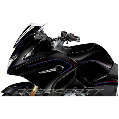 Jeu d'autocollants BMW R 1200/1250 RT noir M