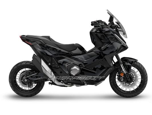 X-ADV 750 (2025) Full Graphic Kit – AF Black Blue Edition (AF-BB)