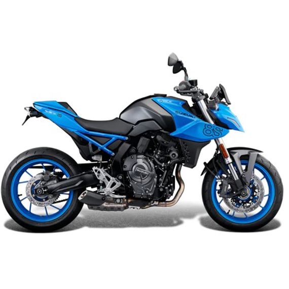 Support de plaque d'immatriculation avec feu arrière transparent Evotech Performance Suzuki GSX-8S '23-