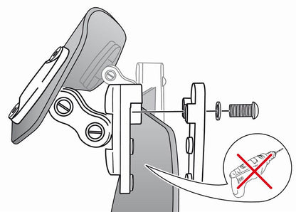 Vitre additionnelle teintée foncée modèle Clip-On Puig (pinces) 325x102mm