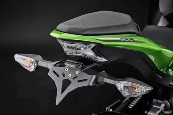 Support de plaque d'immatriculation Evotech Performance Kawasaki Z900 '17-24