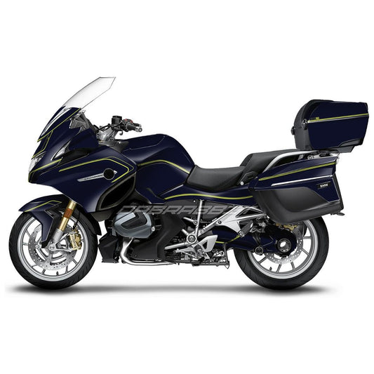 Jeu d'autocollants BMW R 1200/1250 RT Bleujaune