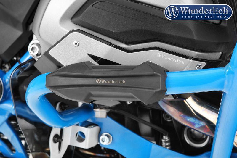 Glissière de protection de pare-choc Wunderlich noire pour BMW R1250GS LC/Adventure '18-