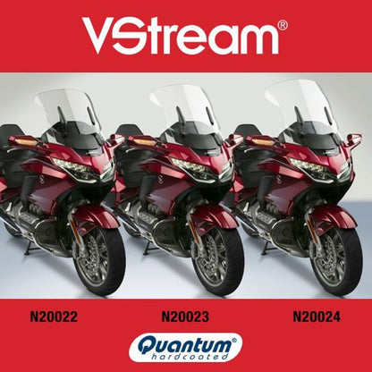 Pare-brise de remplacement National Cycle VStream moyen transparent Honda GL1800 Gold Wing '18-