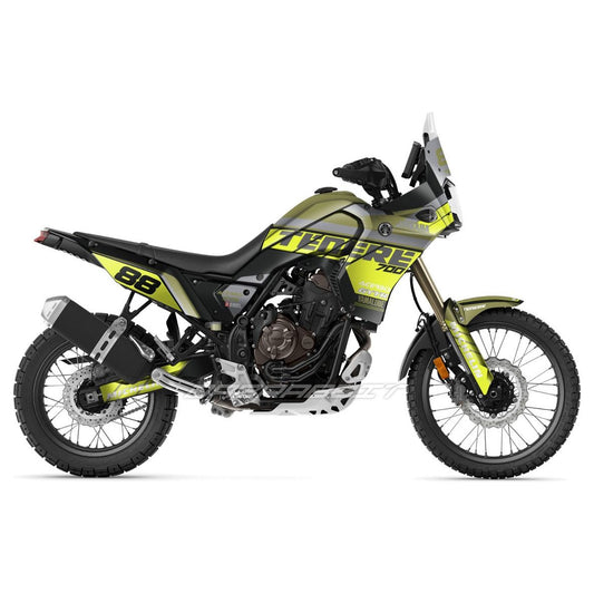 Jeu d'autocollants YAMAHA TENERE 700 / T7 (SD-K)