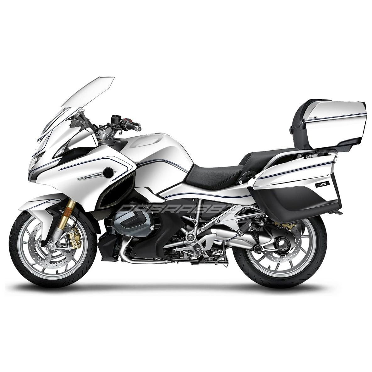 Jeu d'autocollants BMW R 1200/1250 RT blanc Z