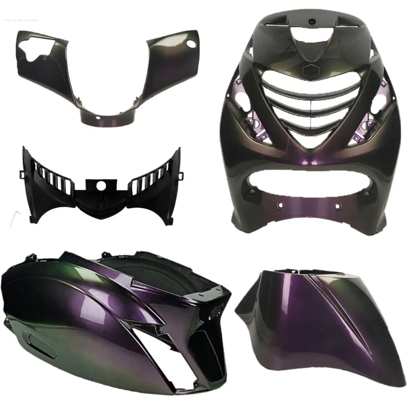 Ensemble carrosserie Dragon Cameleon brillant | Modèles Piaggio ZIP 2000/SP