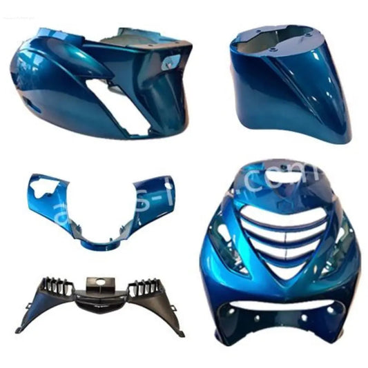 Ensemble carrosserie bleu glacé brillant (Candy) | Piaggio ZIP 2000/SP