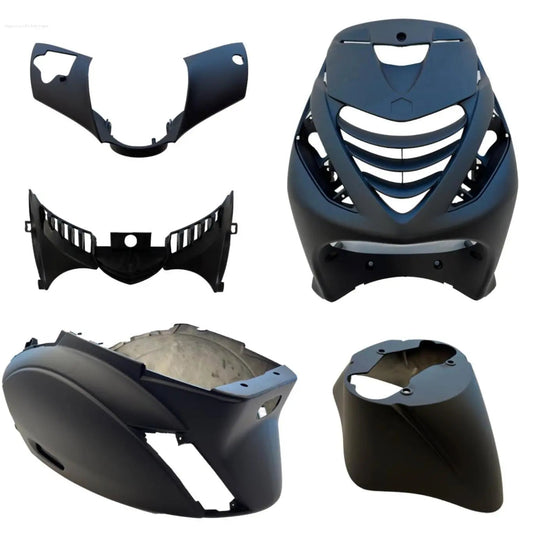Ensemble de carénage noir mat | Modèles Piaggio ZIP 2000/SP