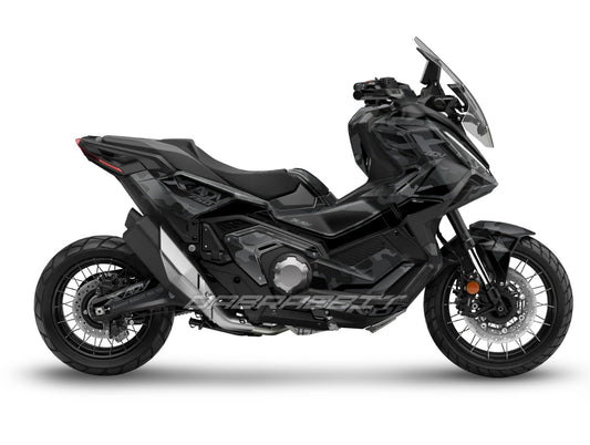 X-ADV 750 (2025) Full Graphic Kit – Carbon Matte Black Bold Edition (CM-BB)
