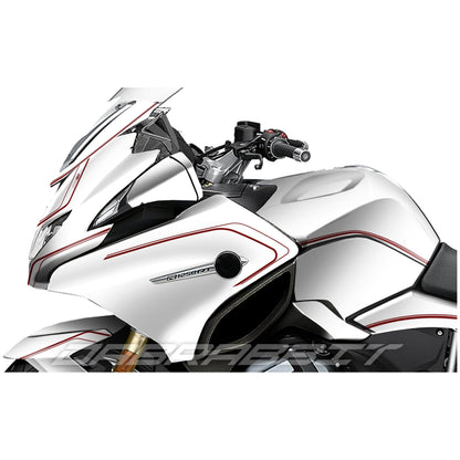 Jeu d'autocollants BMW R 1200/1250 RT blanc R
