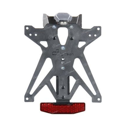 KIT SUPPORT DE PLAQUE D'IMMATRICULATION RÉGLABLE LIGHTTECH KAWASAKI Z 650 2016-2024