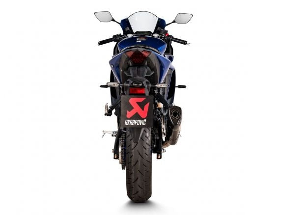 Silencieux d'échappement en carbone homologué AKRAPOVIC EURO 5 pour Yamaha MT-03 2022-2024 