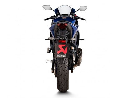 Silencieux d'échappement en carbone homologué AKRAPOVIC EURO 5 pour Yamaha MT-03 2022-2024 