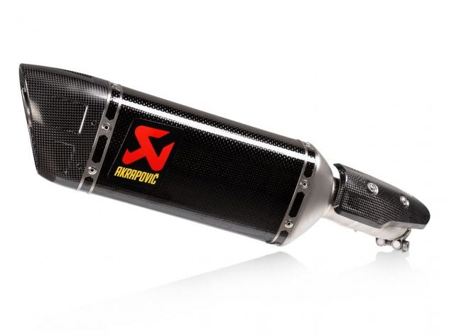 Silencieux d'échappement en carbone homologué AKRAPOVIC EURO 5 pour Yamaha MT-03 2022-2024 