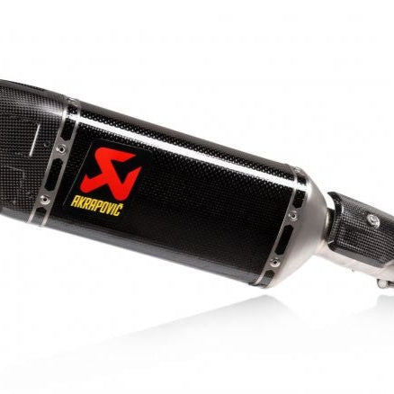 Silencieux d'échappement en carbone homologué AKRAPOVIC EURO 5 pour Yamaha MT-03 2022-2024 