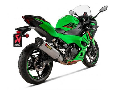 Silencieux en titane et carbone homologués Akrapovic pour Kawasaki Ninja 500/Z 500 2024 