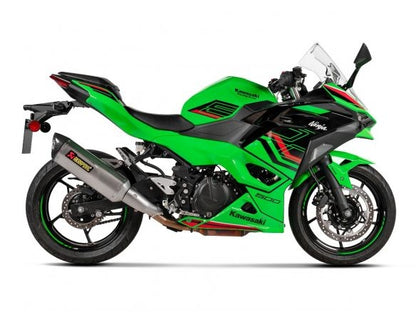 Silencieux en titane et carbone homologués Akrapovic pour Kawasaki Ninja 500/Z 500 2024 