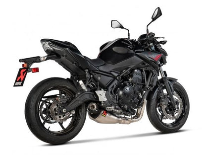 SISTEM D'ÉCHAPPEMENT COMPLET EN TITANE APPROUVÉ AKRAPOVIC KAWASAKI NINJA 650 / Z 650 2017-2024 