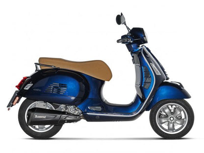 SILENCIEUX AKRAPOVIC EN ACIER INOXYDABLE NOIR POUR VESPA GTS 300 2021-2024 